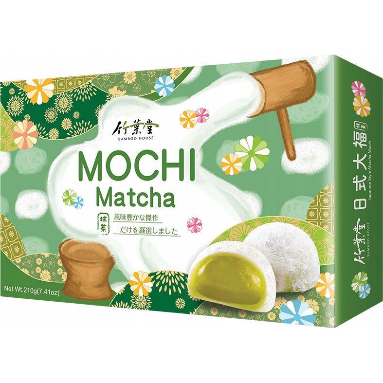 Ciasto mochi o smaku matcha 210g BAMBOO HOUSE